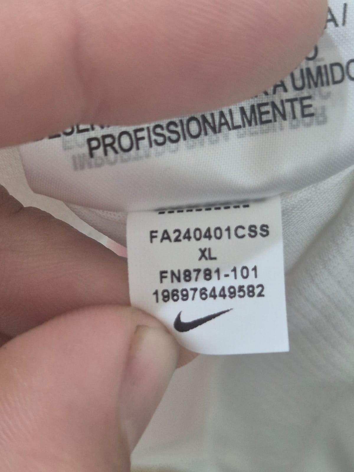 Camisa PSG 2025 Branca Nike Qatar Airways Original Nova com Etiqueta