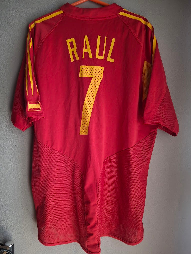 Camisa Espanha 2004 - Eurocopa Portugal - Raul