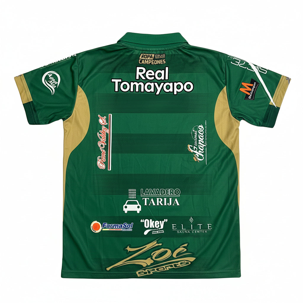 Camisa Real Tomayapo Campeão Copa Simón Bolívar 2020 Verde