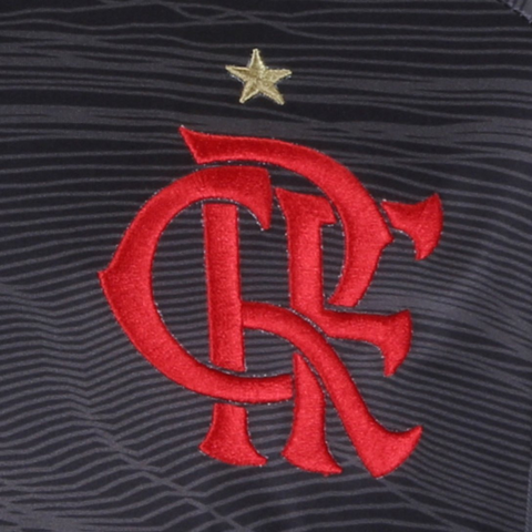 Camisa de Goleiro Flamengo II 21/22 Torcedor Adidas Masculina — detalhe frente | Garrincha Shirts