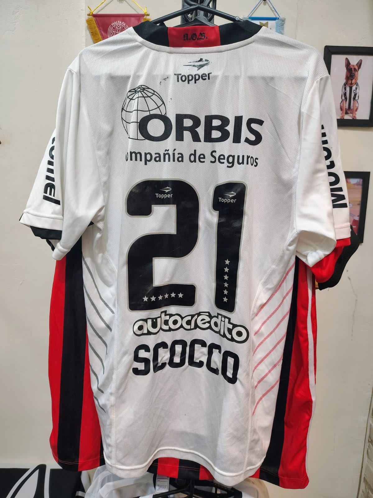 Camisa Newell's Old Boys 2012-2013 – Topper – Motomel – Scocco 21 – Camisa de Jogo