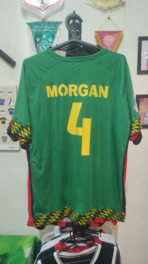 Camisa Jamaica Away 2015/16 Romai – Copa América – #4 Morgan – Restaurada – Tamanho G