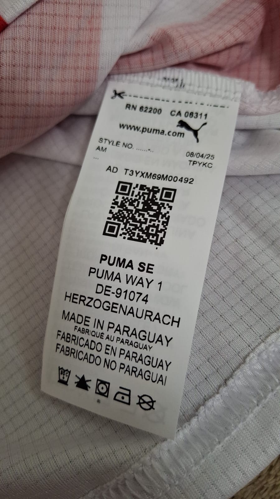 Camisa Selecao Paraguai 2024 2025 Home