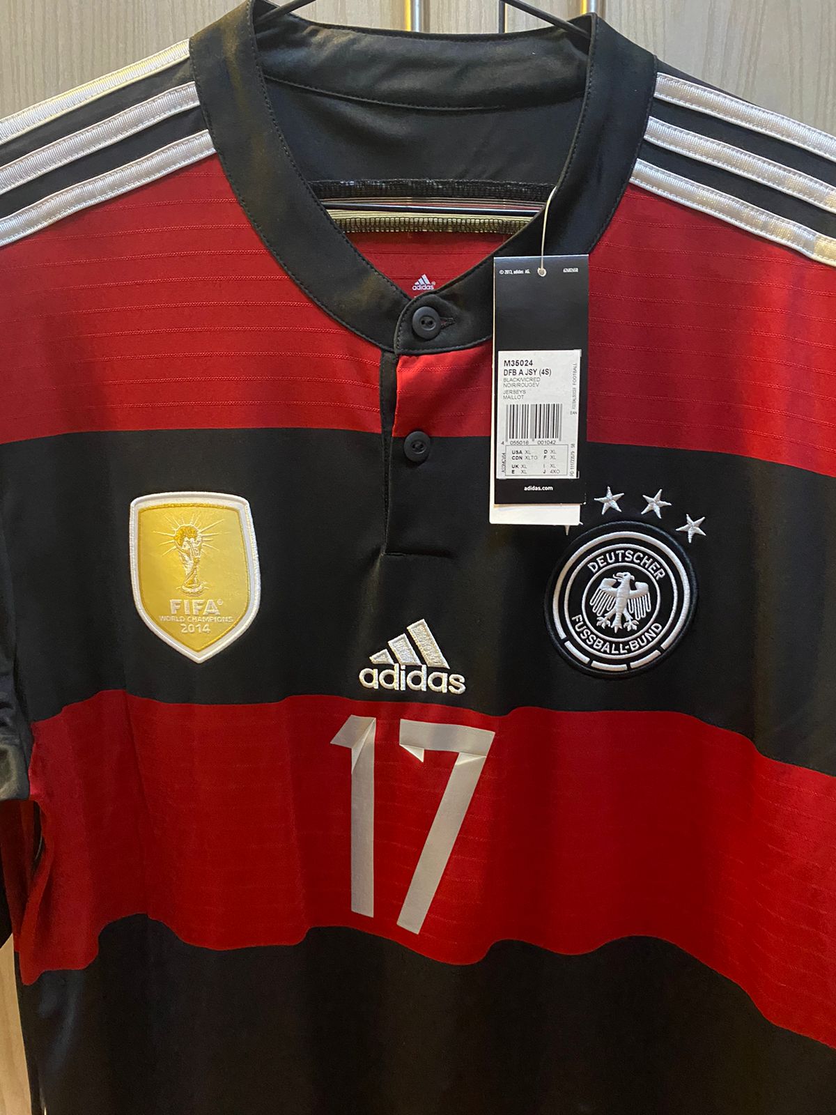 Germany 2014-2015 post world cup shirt M35024 Adidas