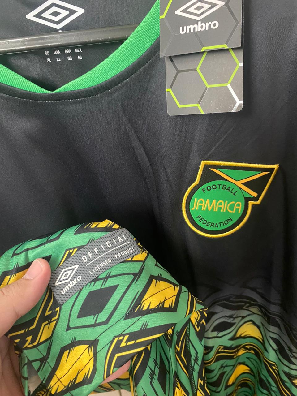 Jamaica 2019 Umbro shirt on label - size GG 58x78 cms