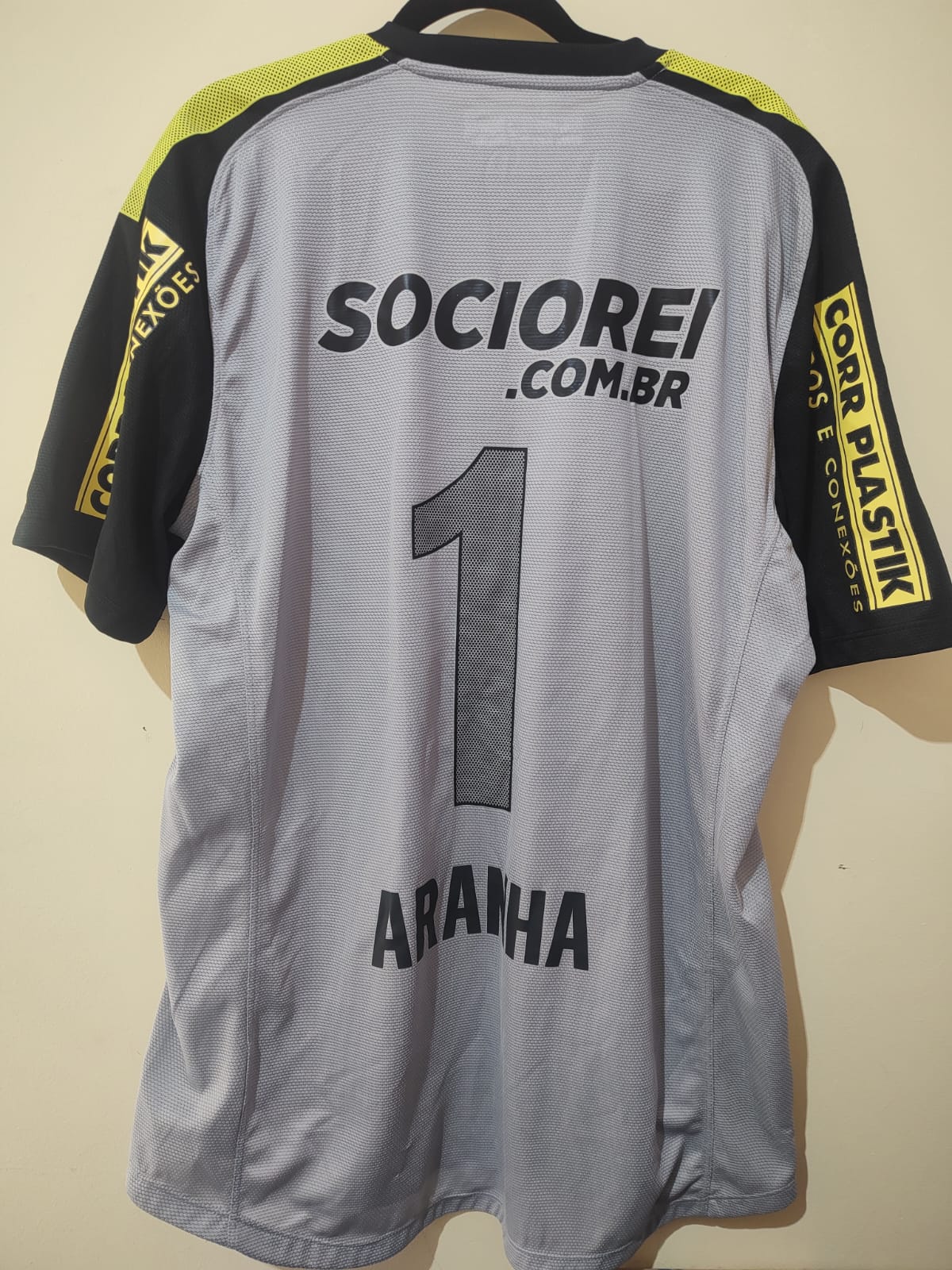 Camisa de jogo Santos goleiro - Aranha 2014