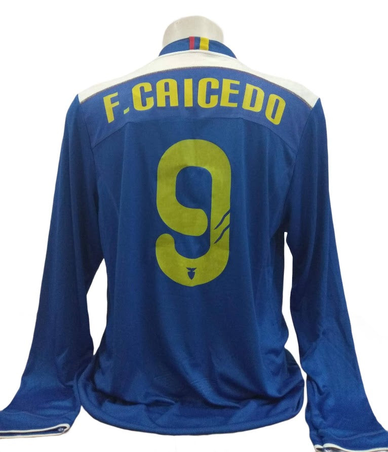 Camisa Equador Manga Longa - #9 Felipe Caicedo - De Jogador