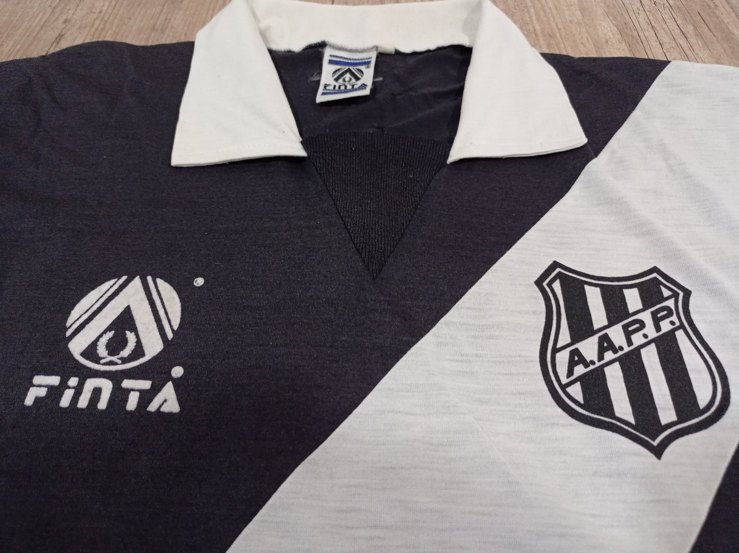 Rare Ponte Preta Shirt - Player - Feint - 1991