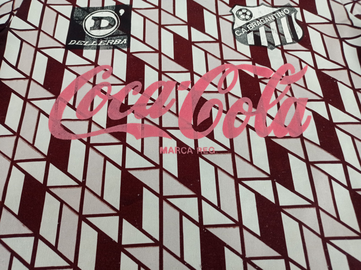 Bragantino Shirt - Carijó - 1990 Coca-Cola