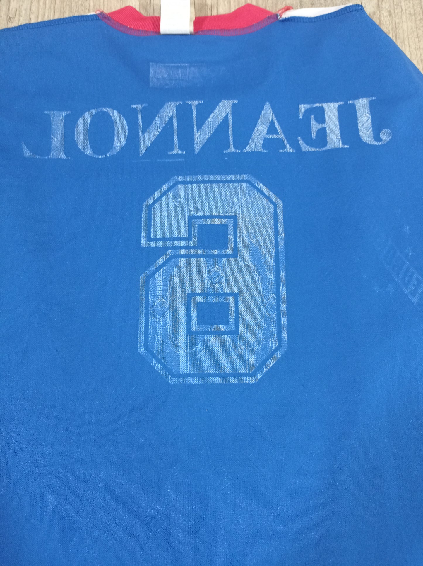 Espetacular Camisa - Seleção da França - Seniors - de Jogo Anos 90 - Jeannol - de Coleção!