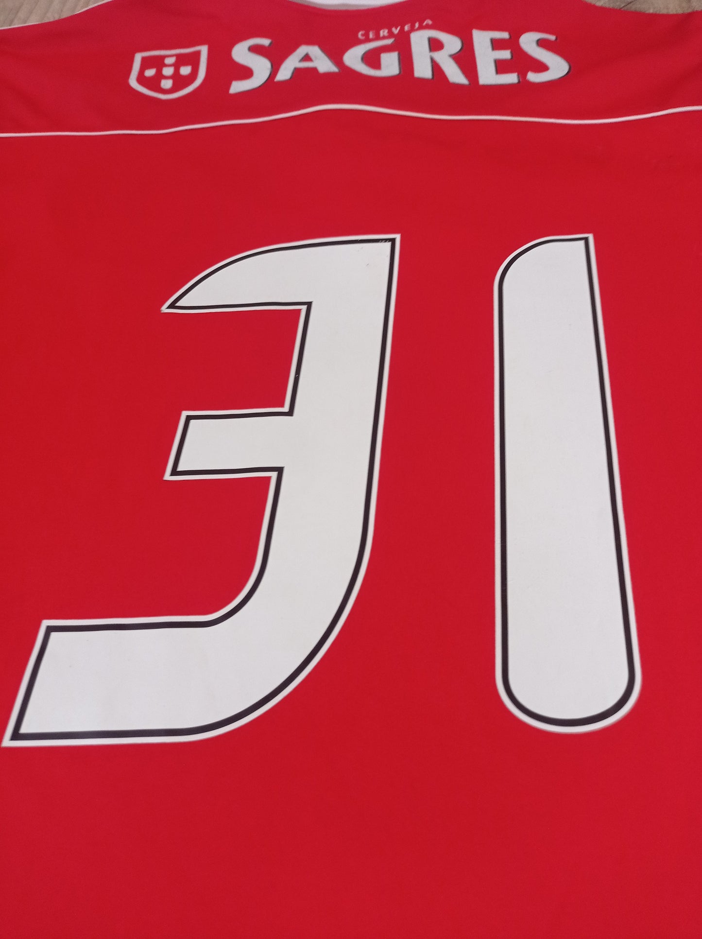 Camisa de Jogo do Benfica - Home - 2010/2011 - Portugal - Allan Kardec