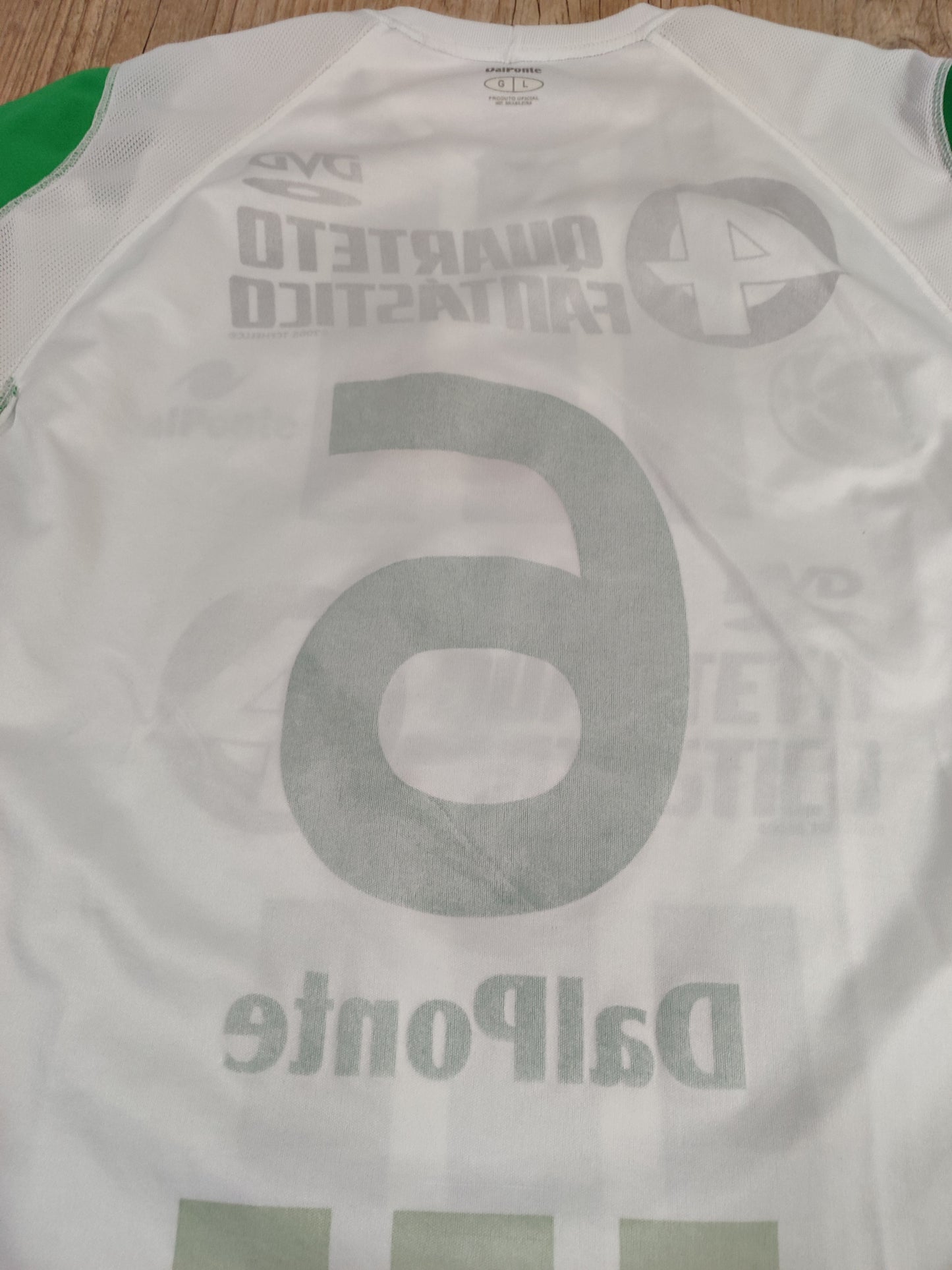 Raridade - Camisa De Jogo Juventude - Patrocínio Filmes - De Coleção! - Home - 2005 - #6 (Márcio Azevedo) (Quarteto Fantástico)