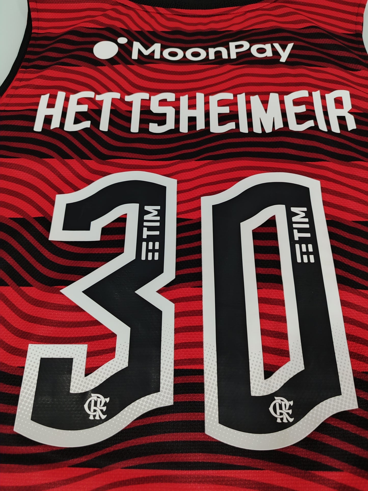 Espetacular Camisa do Flamengo - Basquete - Usada em Jogo