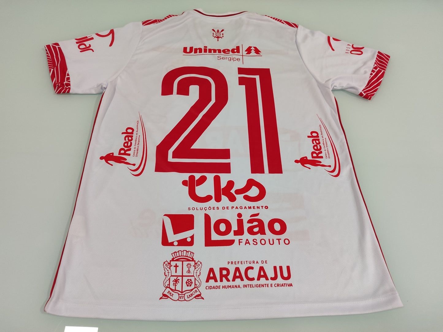 Linda Camisa Do Sergipe - De Jogo - Em Pinturas - De Coleção!