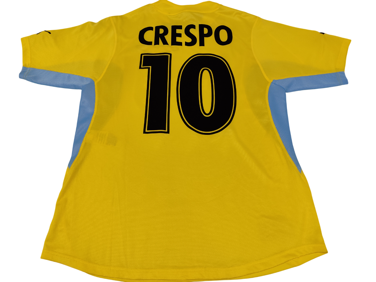 Espetacular Camisa da Lazio - Itália - 2001/2002 - Modelo Player na Etiqueta! Crespo!