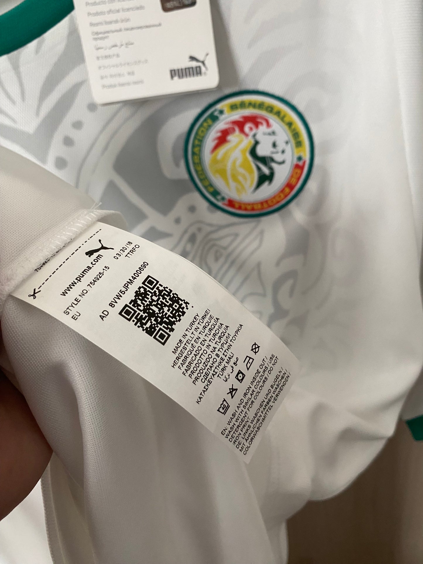 Camisa Senegal Titular 2018