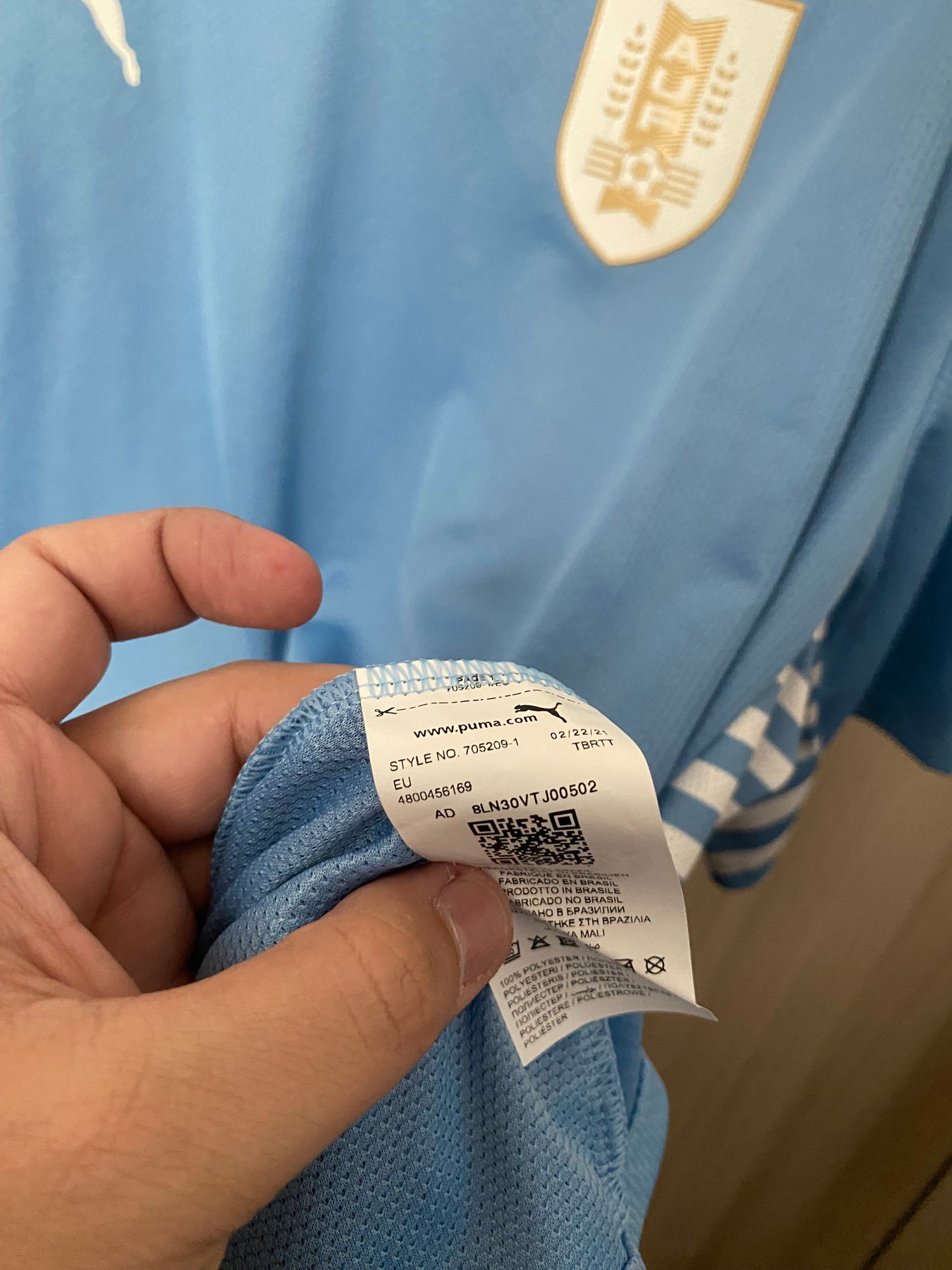 Camisa Uruguai Titular 2021