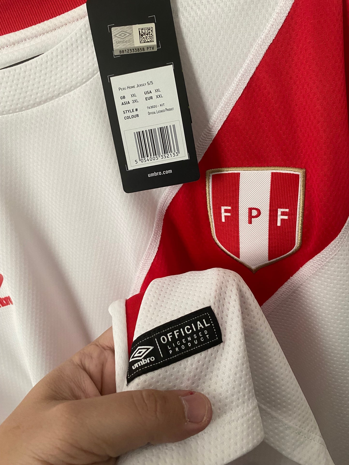 Camisa Peru Titular 2016