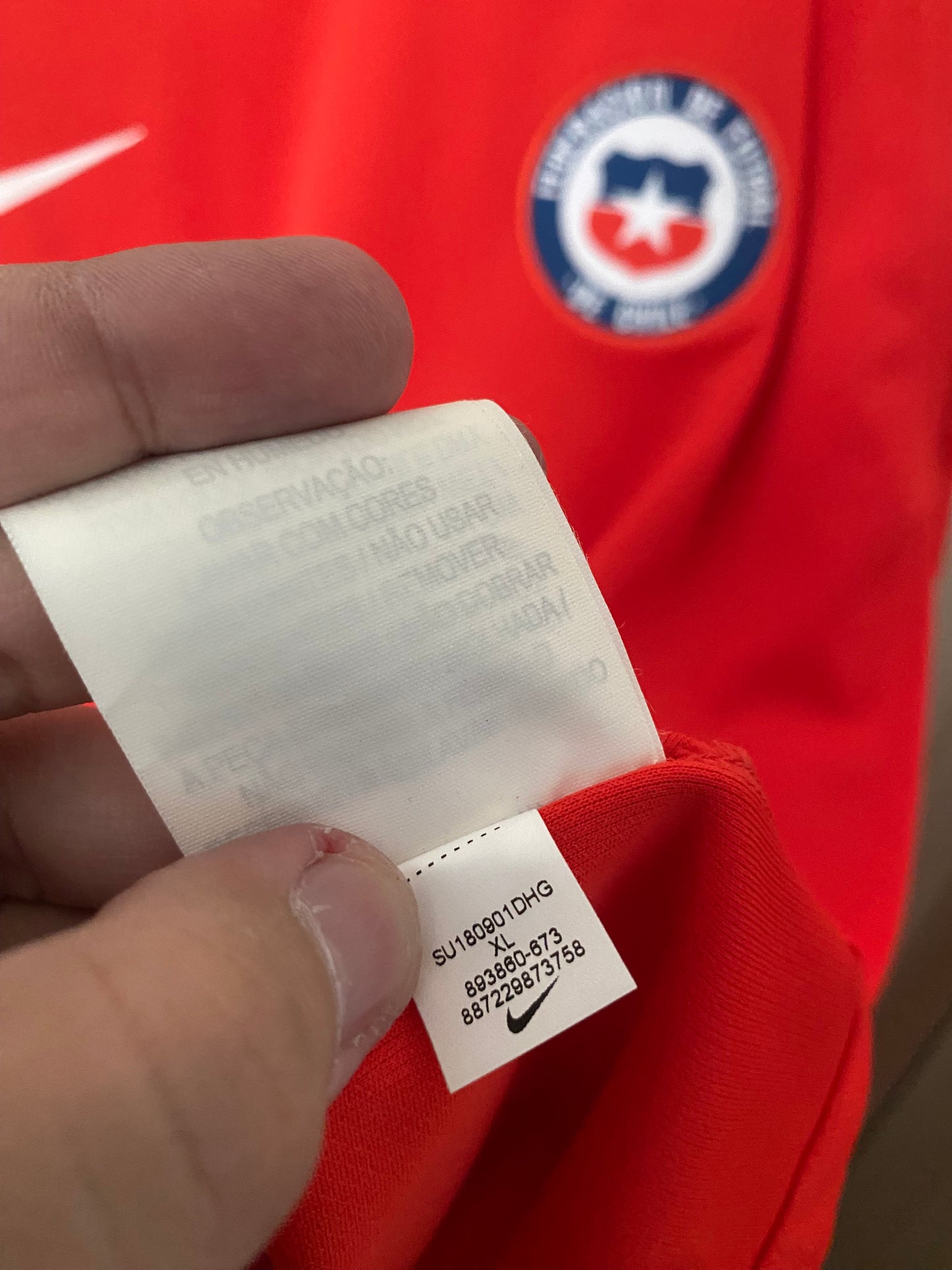 Camisa Chile Titular 2018