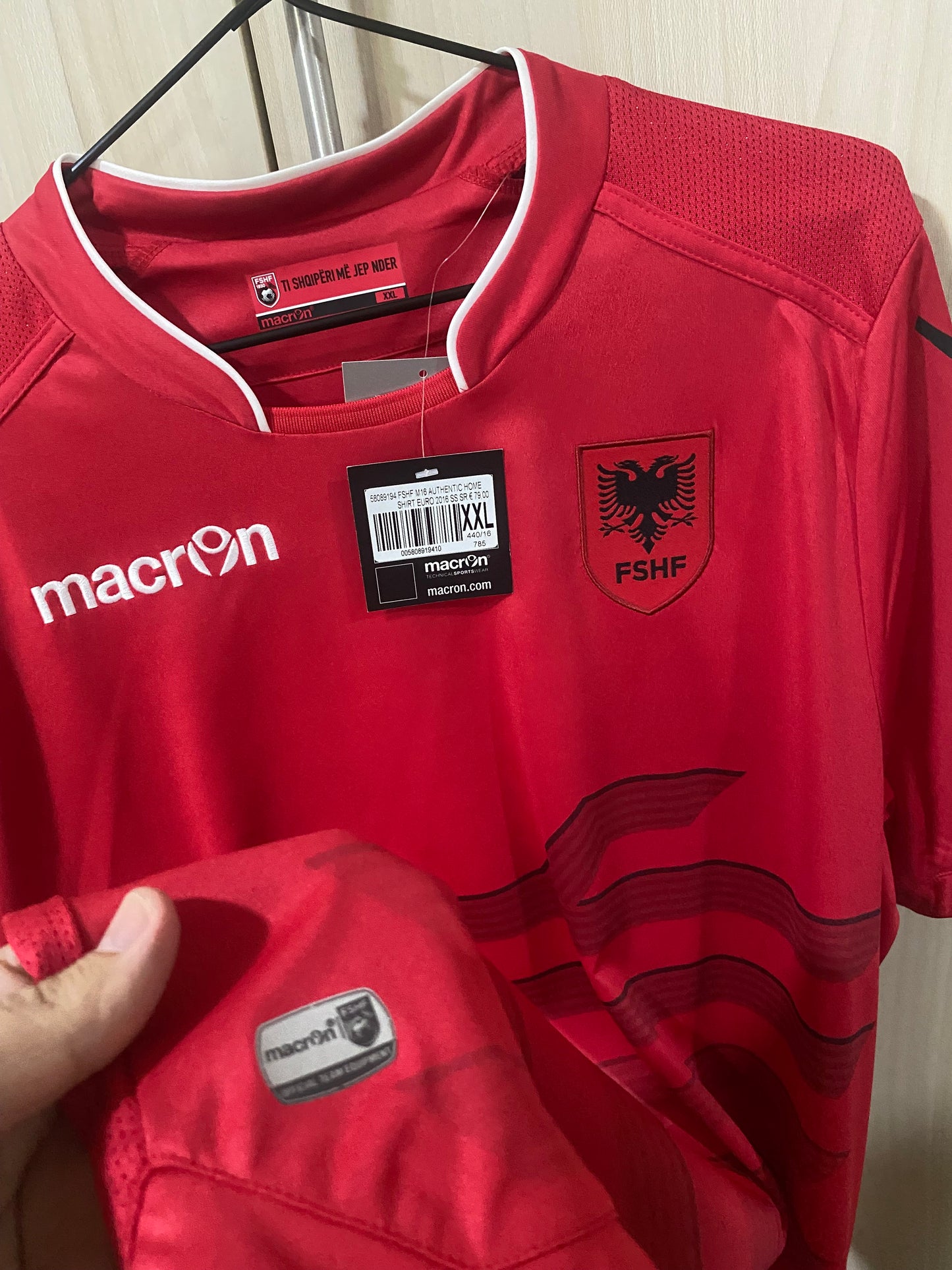 Camisa Albânia Home 2016 – 2GG