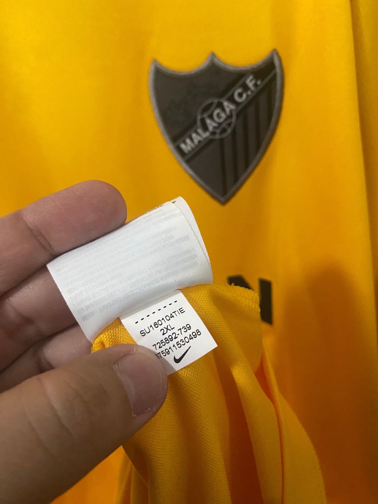 Camisa Málaga Third 2014 Nike - Nova com Etiqueta