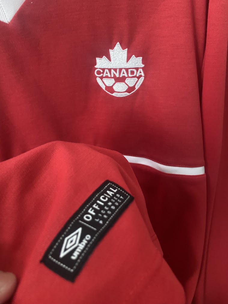 Camisa Canadá Home 2015 - Manga Longa - Umbro