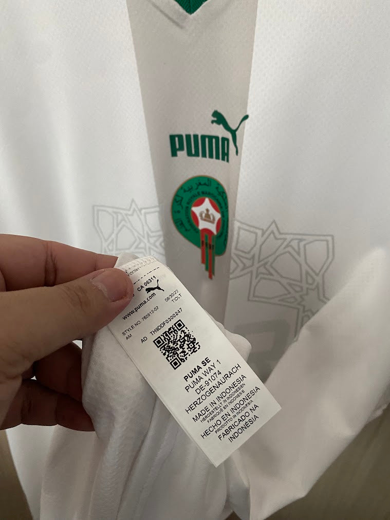 Camisa Marrocos Away 2022 Puma – Nova com Etiqueta – Tamanho 2GG