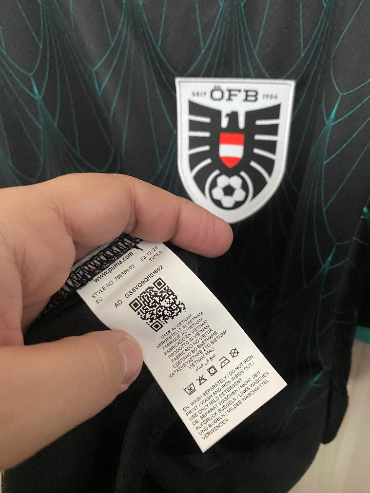 Camisa Áustria Away 2020 Puma – Eurocopa – Tamanho 2GG