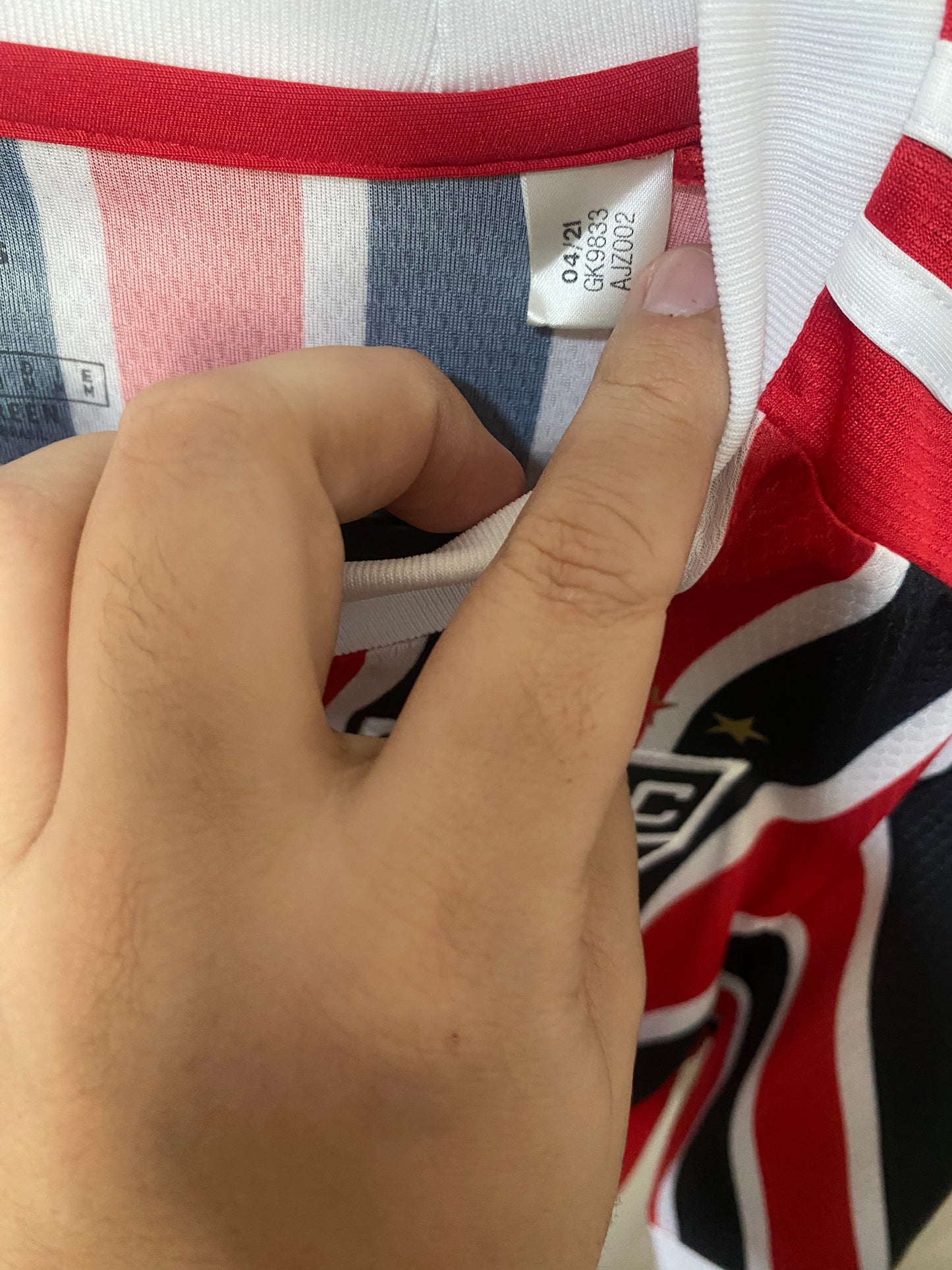 São Paulo Away 2020 G. Sara (camisa de jogo BR 21) 53x73