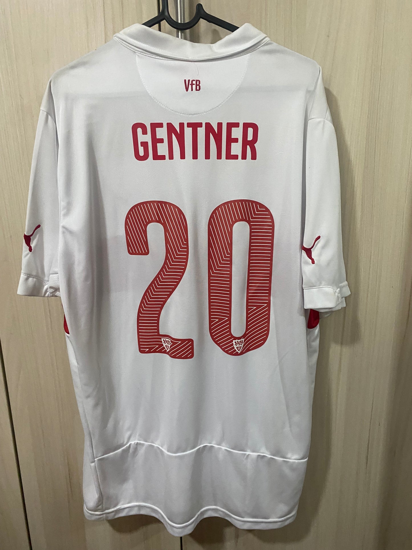 Stuttgart Home Shirt 2014 - Christian Gentner - Size XL (57 x 77 cm)