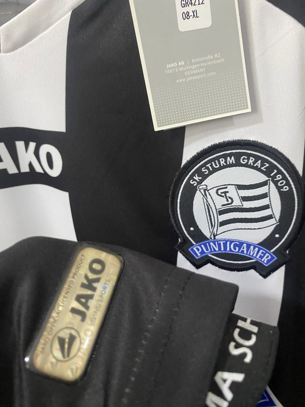 Sturm Graz Home Shirt 2013 (Size XL - 57x76 cm)