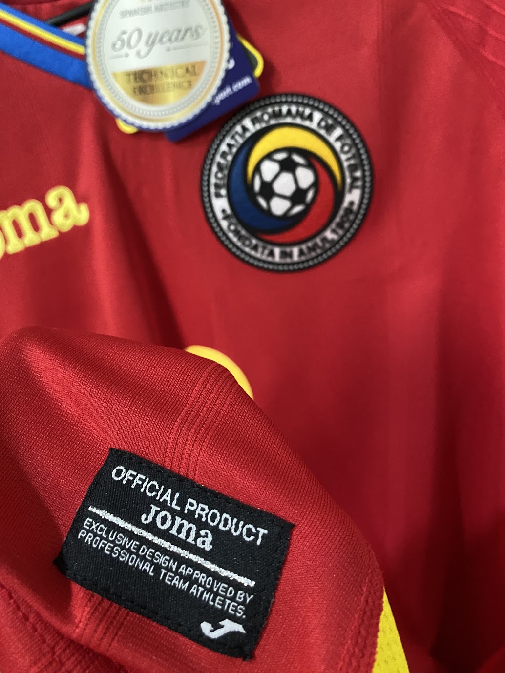 Romania Away Shirt 2016 - Custom Săpunaru - Size XL (54x76 cm)
