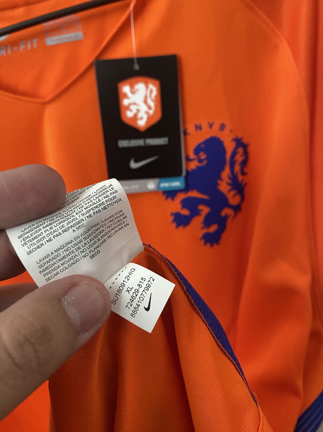 Camisa Holanda 2016 2017