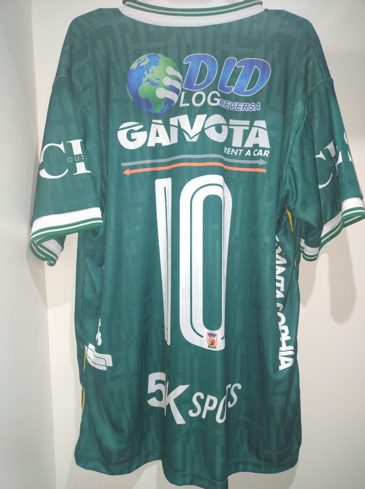 Camisa União São João de Araras Verde - Tamanho XXL (59x80 cm) - Nova, com Etiqueta (Cópia)