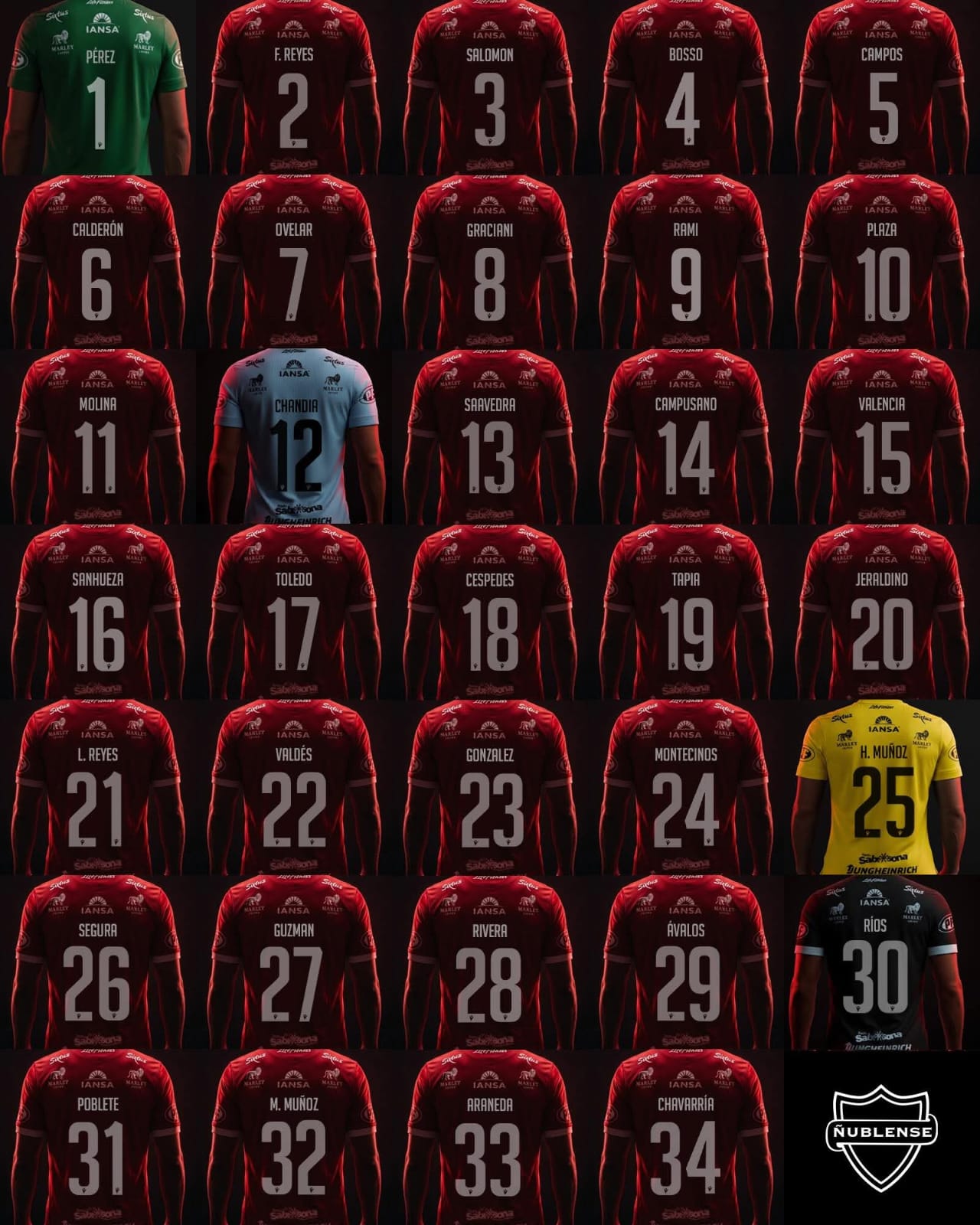 Camisa Nublense home 2026