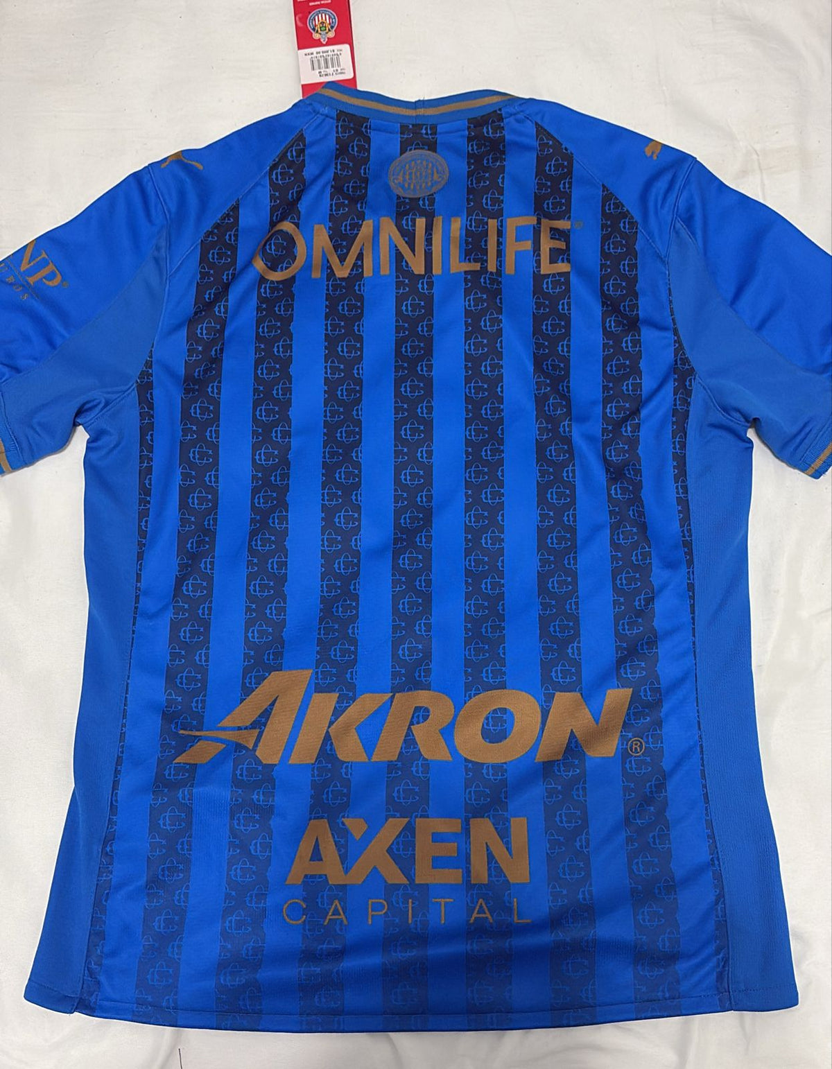 Camisa Chivas Guadalajara Azul Real e Dourado - Terceiro Uniforme - Puma