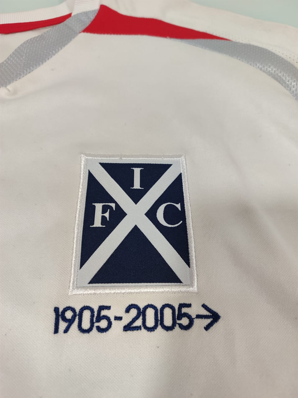 Camisa Independiente Away 2007/08 Umbro – #4 Ricardo Moreira – Centenário – Tamanho GG