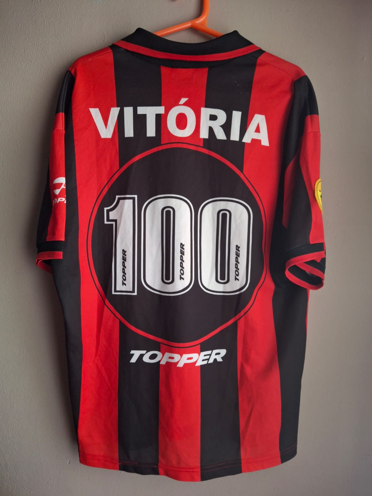 CAMISA HISTÓRICA - EC VITÓRIA CENTENÁRIO 1999 (TOPPER) - Boa