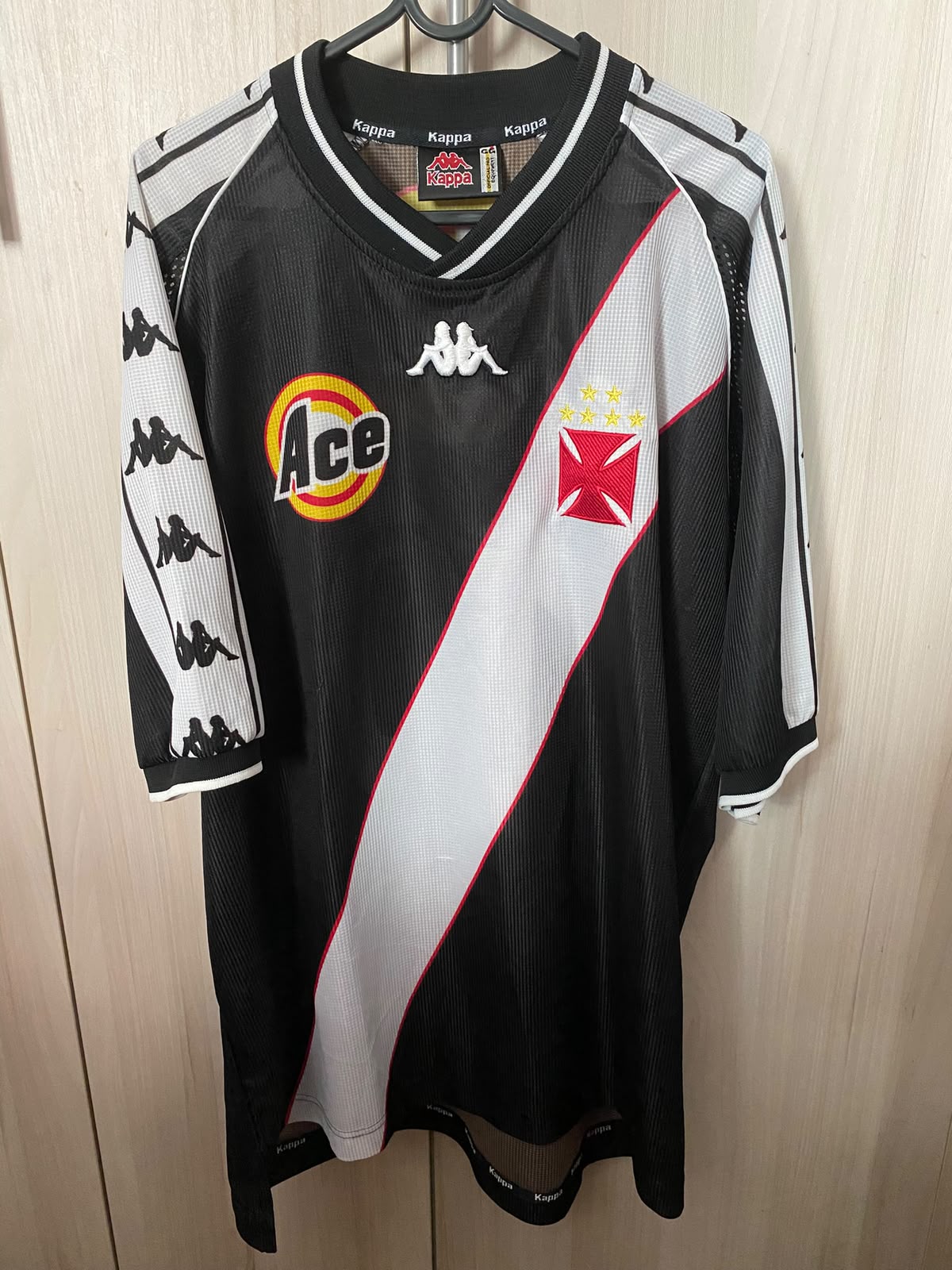 Camisa Vasco da Gama Kappa 1999/2000 Preta