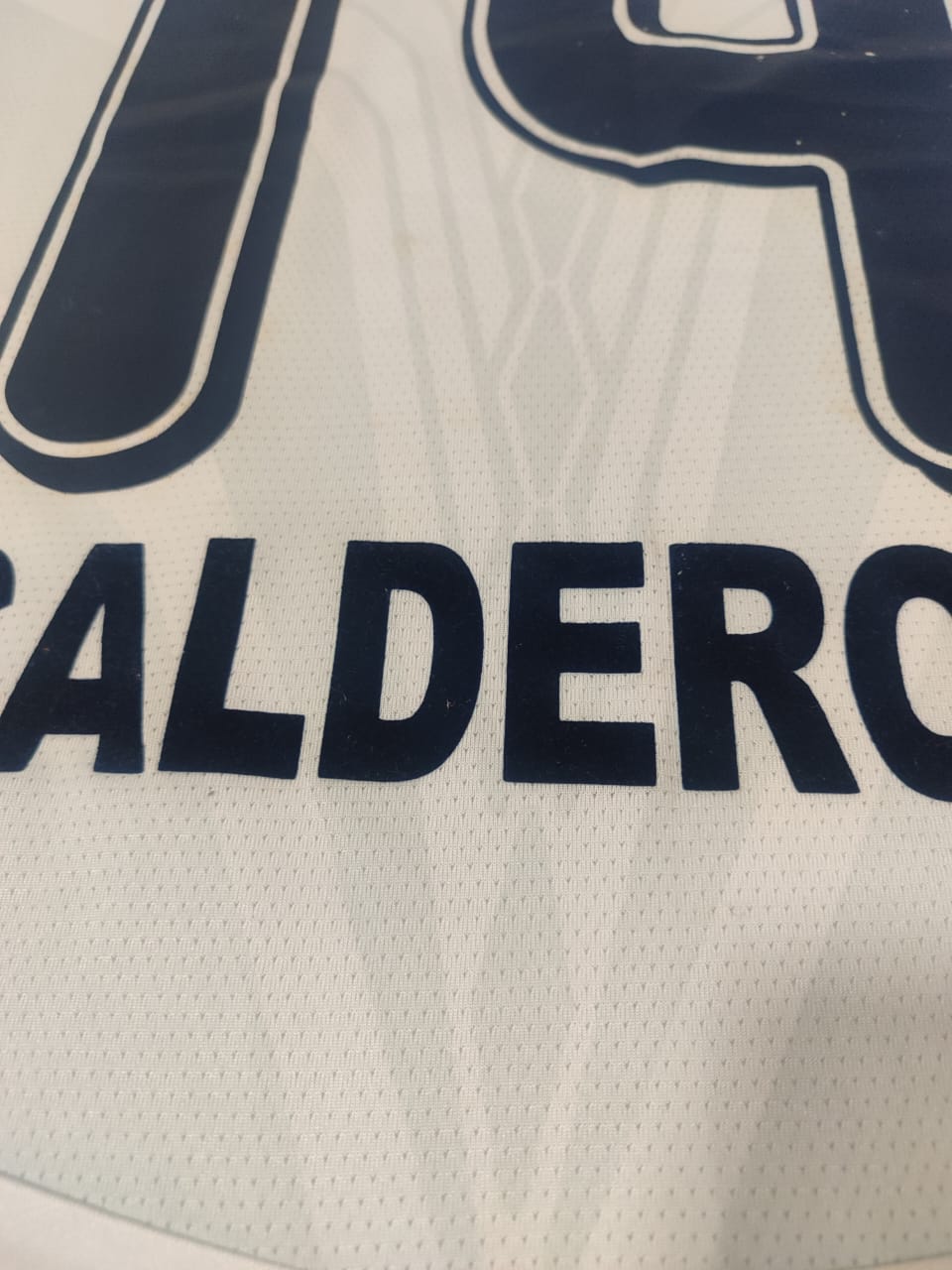 Camisa LDU Quito Home 2008 – nome em veludo