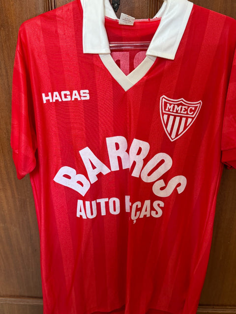 Camisa Mogi Mirim 1990 Hagas Barros Auto Peças - frente
