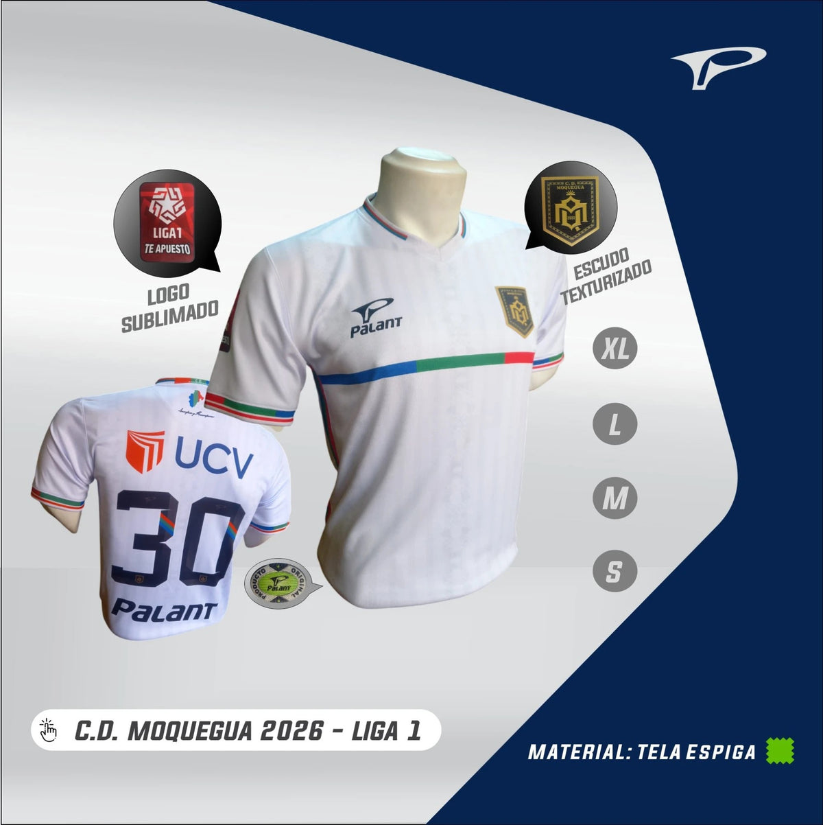Camisa CD Moquegua Home 2026 Palant – Encomenda Peru