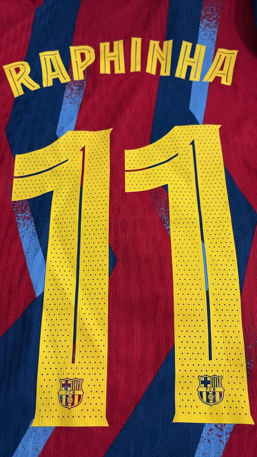 Camisa Barcelona Raphinha 11 - Player Issue - Supercopa Jeddah 2026 - Nike