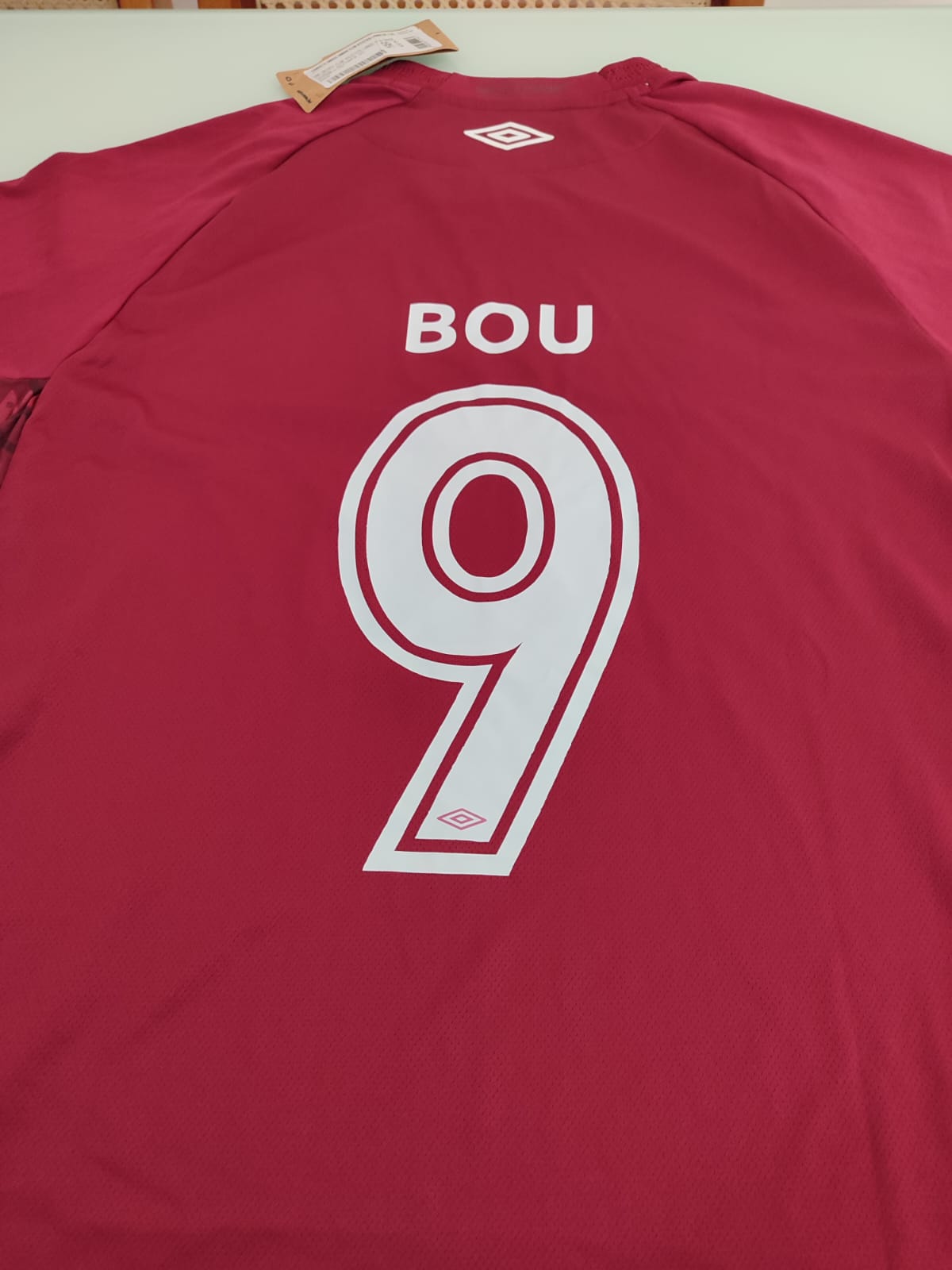 Camisa Oficial Lanús 2025 - Umbro - Grena Personalizada