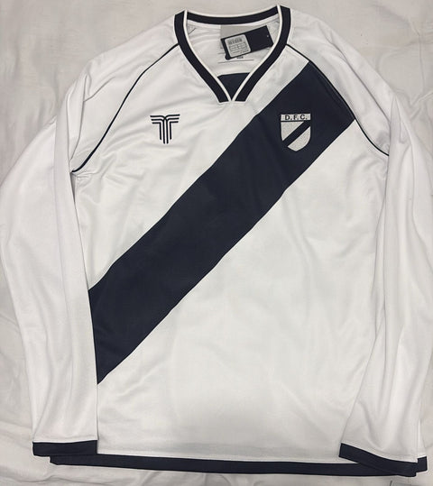 Camisa Danubio FC Branca - Uniforme Titular Manga Longa