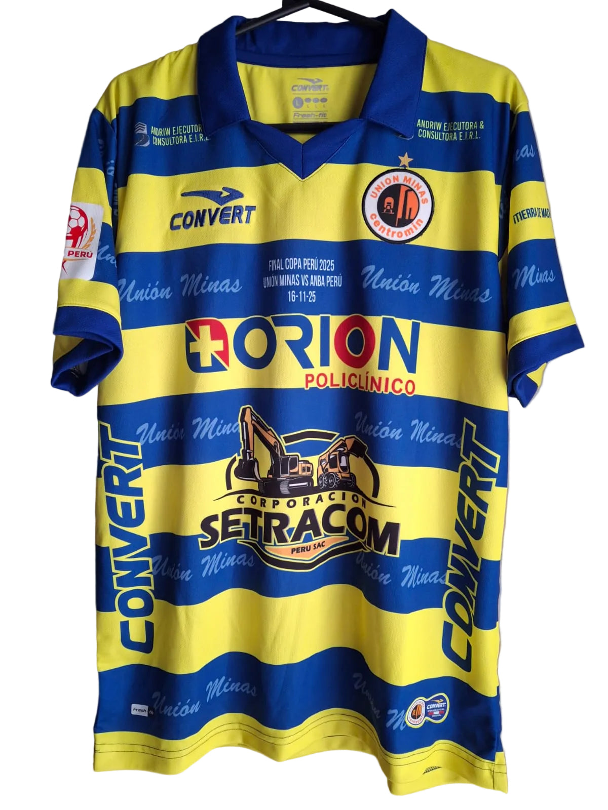 CAMISA UNIÓN MINAS CENTROMIN 2025 - COPA PERU