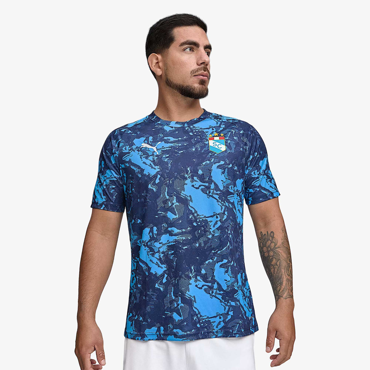 Camisa Sporting Cristal Pré-Jogo Puma – Encomenda Peru