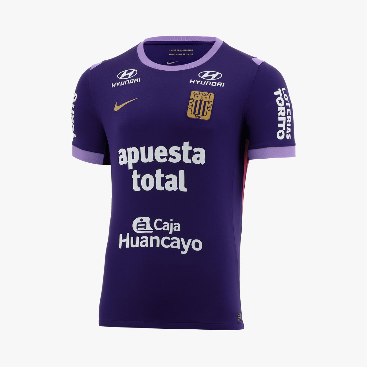 Camisa Alianza Lima Estampada Morada 2026 Nike – Encomenda Peru