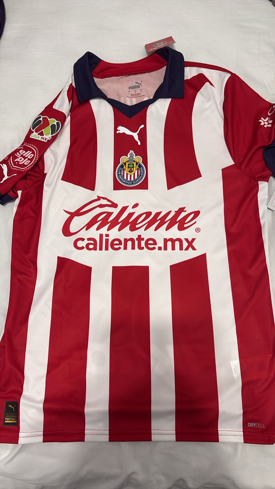 Camisa Chivas Guadalajara Rojiblanca - Versão Jogador - Puma