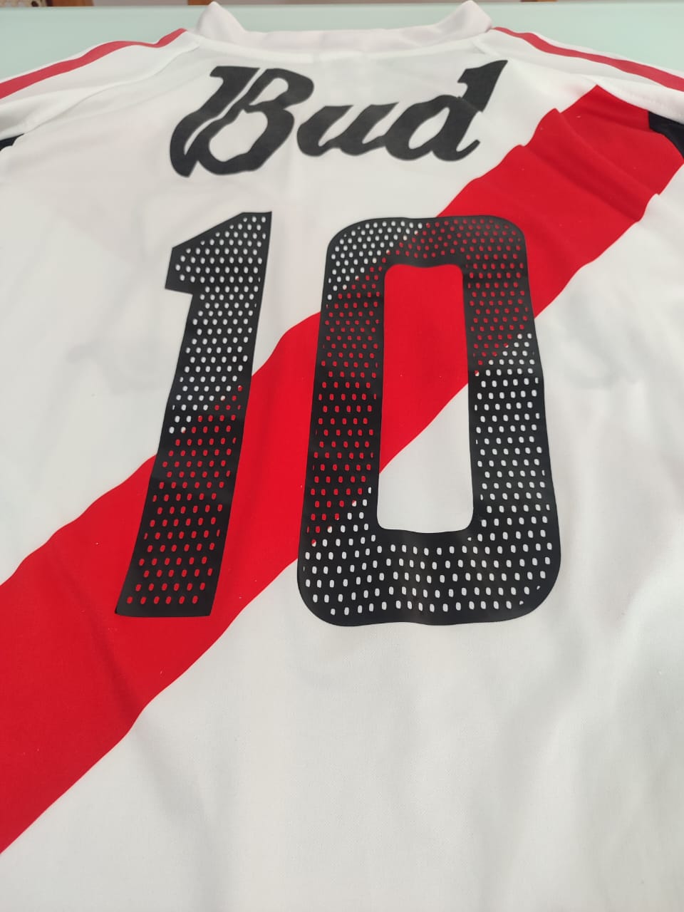 Camisa River Plate Home 2004/05 adidas – #10 Marcelo Gallardo – Mangas Longas – Versão Jogador – Tamanho GG